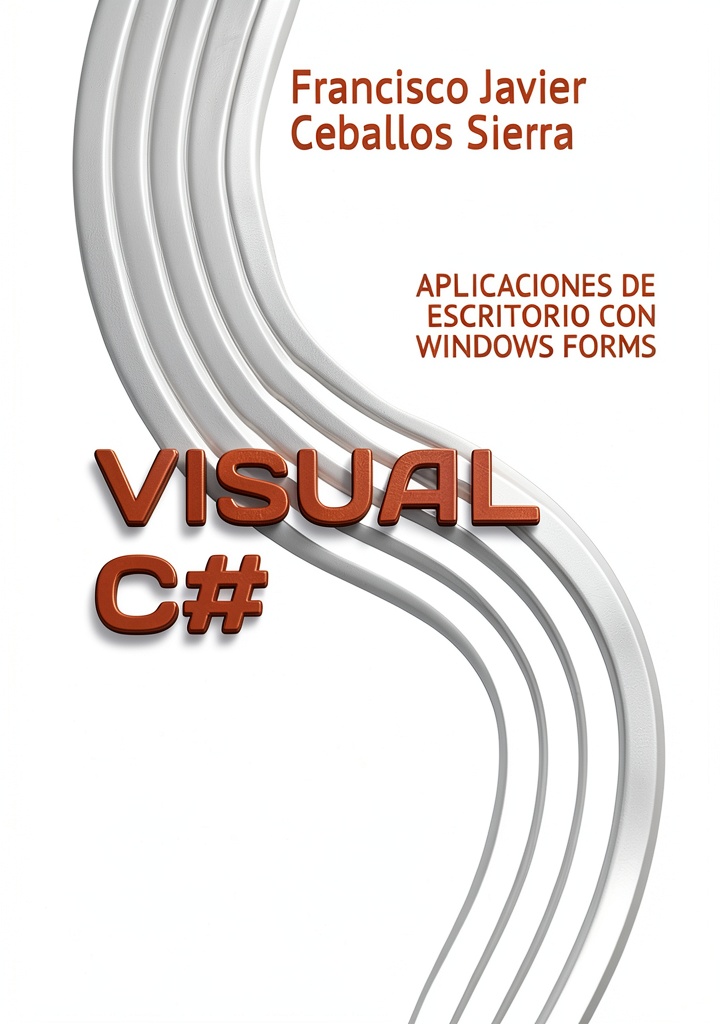 Installing Spanish C# Programming Kindle Book Database Management on a wooden desk