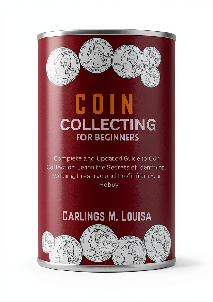 Installing Kindle eBook Antique Coins Collectible Guide English on a wooden desk