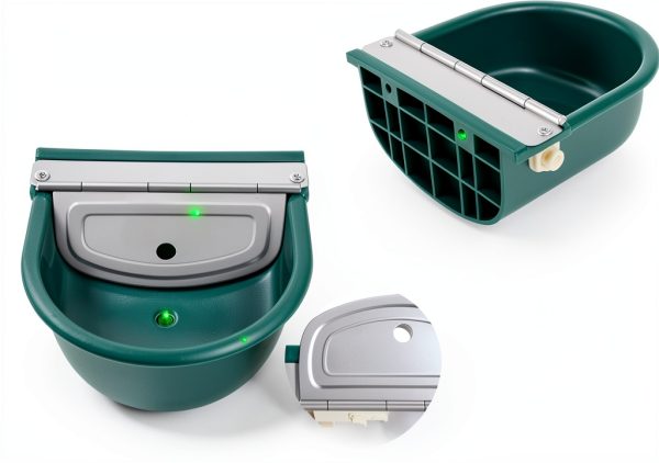Automatic Dog Water Bowl Piwerod 4L Outdoor Float Valve Dispenser-1