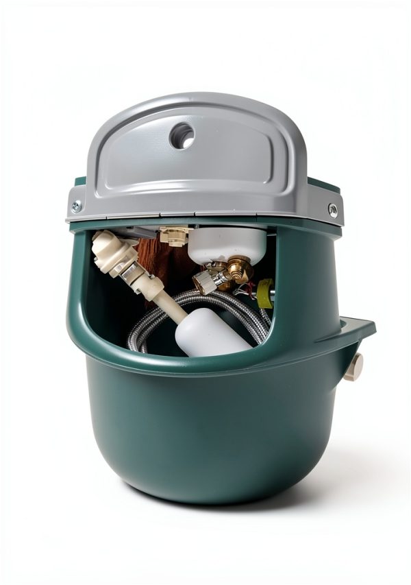 Automatic Dog Water Bowl Piwerod 4L Outdoor Float Valve Dispenser-6