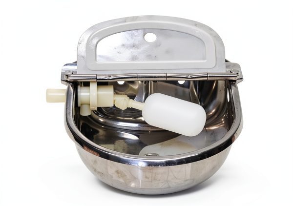 Automatic Water Trough Dog Feeder Bowl MODUODUO Stainless Steel Float-4