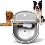 Automatic Water Dispenser MAOPINER Stainless Steel Farm Animal Bowl-0