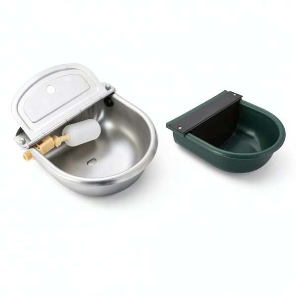 Automatic Water Dispenser MAOPINER Stainless Steel Farm Animal Bowl-4
