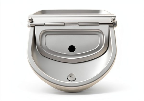 Automatic Livestock Water Bowl Piwerod Steel Dual Float 39in Hose-3