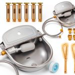 Automatic Animal Water Trough Tessco 2 Set 4L Steel Float Valve-0