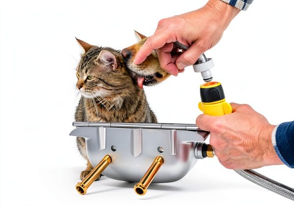 Automatic Animal Water Bowl Tessco EW‑Tessco‑2231 3‑Set 4L Steel-5