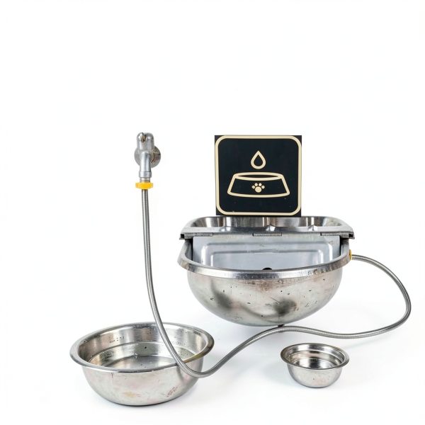 Automatic Animal Water Trough Tessco 2 Set 4L Steel Float Valve-4