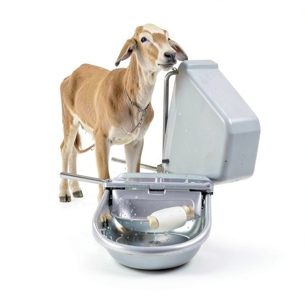 Automatic Water Dispenser MAOPINER Stainless Steel Farm Animal Bowl-5