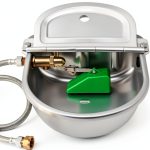 Automatic Water Dispenser MUDUOBAN Stainless Steel Feeder Brass Valve-0