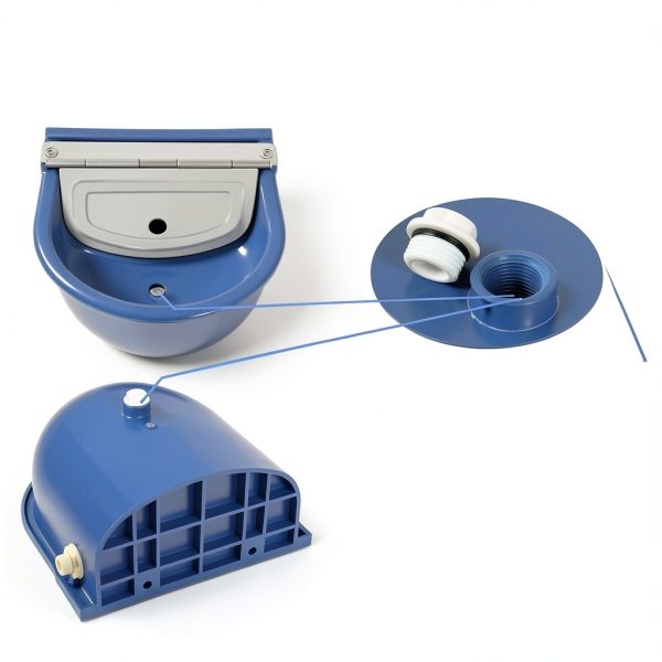 Automatic Water Dispenser for Dogs Femitu 4L Bowl 39‑Inch Hose-2