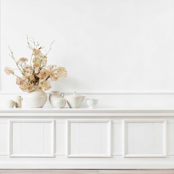 12 Set Peel and Stick Wall Molding Kit White 20x20 Inch by Colingmill-6
