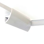 9Pcs Ceiling Crown Molding with LED Duct Kit by Pushglossy for Ambient-0