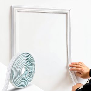 118" x 1.5" Lightweight Peel and Stick Chair Rail Molding by Trimold-0